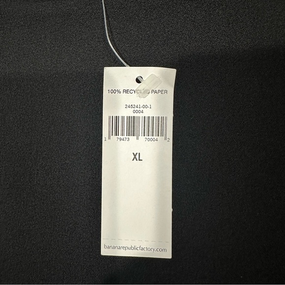 Banana Republic Black Cami Tank Blouse (XL) - Picture 7 of 7